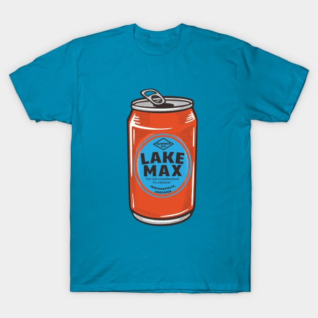 Lake Max Lifestyle Beer T-Shirt by Camp Happy Hour